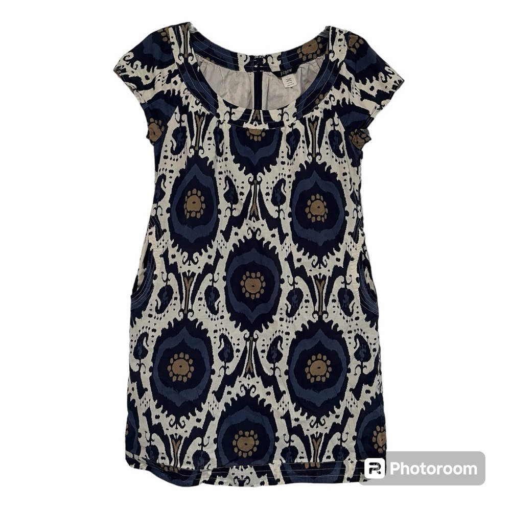 J. Crew size 4 women’s cap sleeve mini dress w/pockets